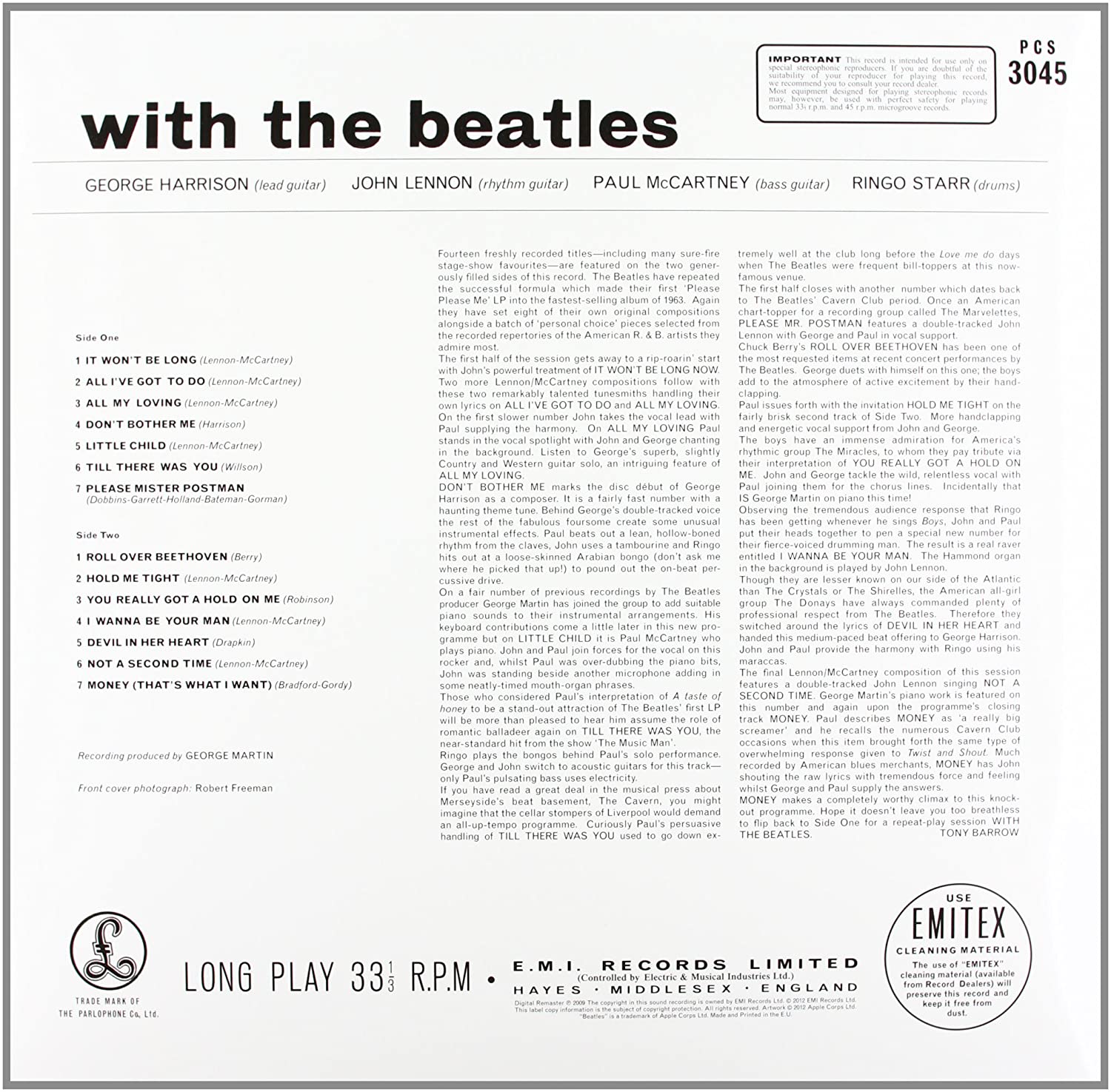 The Beatles – With The Beatles – תמונה 2