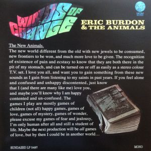 Eric Burdon & The Animals - Winds Of Change