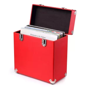 מזוודה לאחסון ונשיאת תקליטים ''12