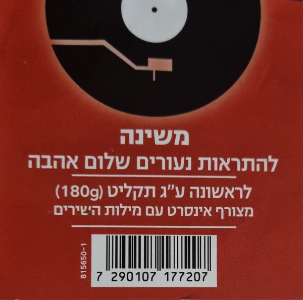 משינה - להתראות נעורים שלום אהבה – תמונה 2
