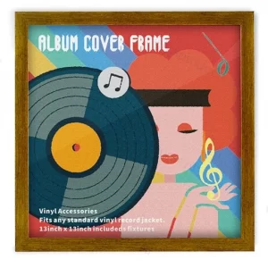 מסגרת מוזהבת לעטיפת תקליט