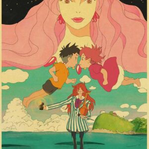 פוניו על הצוק ליד הים | Ponyo