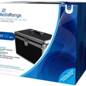 מזוודה שחורה לאחסון דיסקים