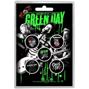 סיכות פין - Green Day: Revolution Button Badge Pack