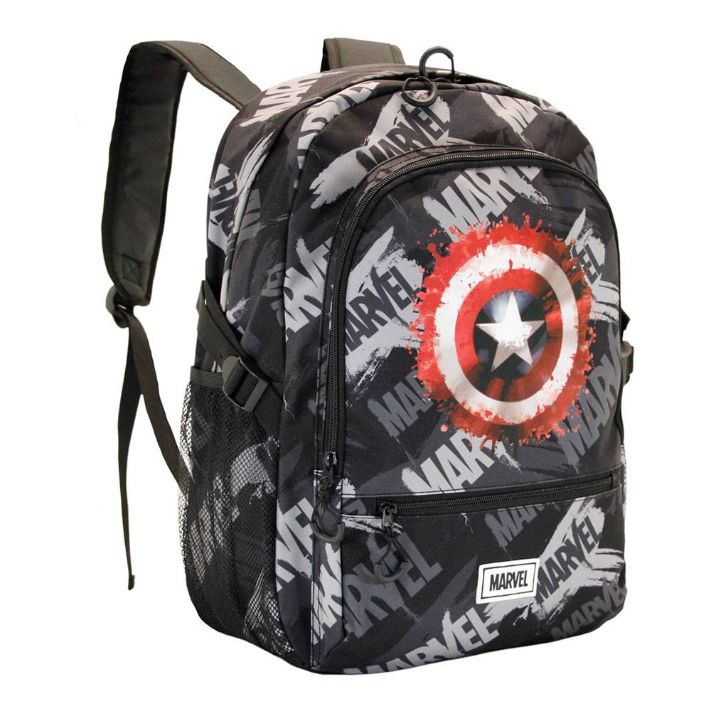 תיק גב - Captain America: Grey Fan Fight (Captain America Scratches) תיק גב - Captain America: Grey Fan Fight (Captain America Scratches)