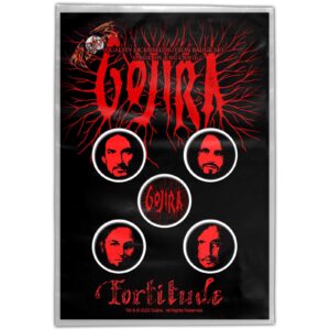 סיכות פין - Gojira: Fortitude Button Badge Pack