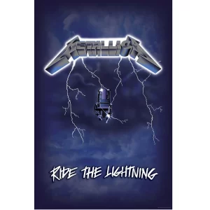 פוסטר בד - Metallica: Ride The Lightning Textile Poster