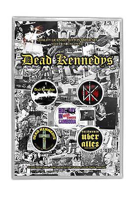 סיכות פין - Dead Kennedys: Fresh Fruit Button Badge Pack