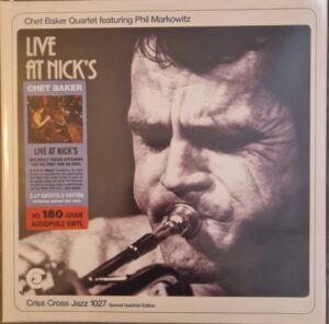 Chet Baker Quartet - Live At Nick's [2LP]