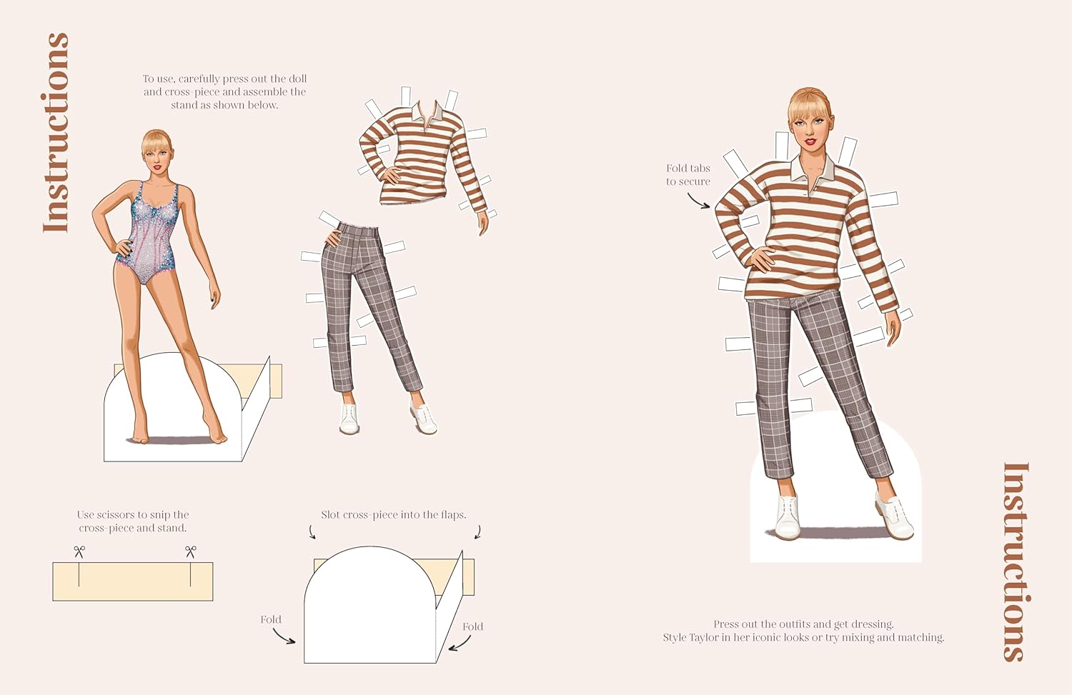 Dress Up Taylor: A Taylor Swift paper doll book featuring her iconic eras Dress Up Taylor: A Taylor Swift paper doll book featuring her iconic eras – תמונה 8