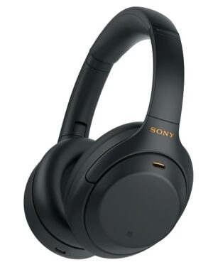 Sony אוזניות פרימיום אלחוטיות מקצועיות מבטלות רעש WH-1000XM4 (שחור)