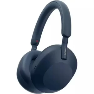 Sony אוזניות אוזניות קשת Over-Ear אלחוטיות מקצועיות מבטלות רעש WH-1000XM5 (כחול)