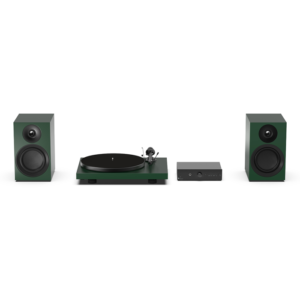 סט פטיפון, רמקולים ומגבר פרוג'קט - Pro-Ject Colourful Audio System E ׁ(ירוק)