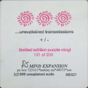 Unexplained Transmissions - +/-