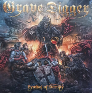 Grave Digger - Symbol Of Eternity [Red Transparent With Gold Splatter]