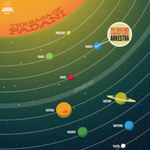 The Oakland Elementary School Arkestra - The Saga Of Padani [2LP | Clear Vinyl With Sunrays]