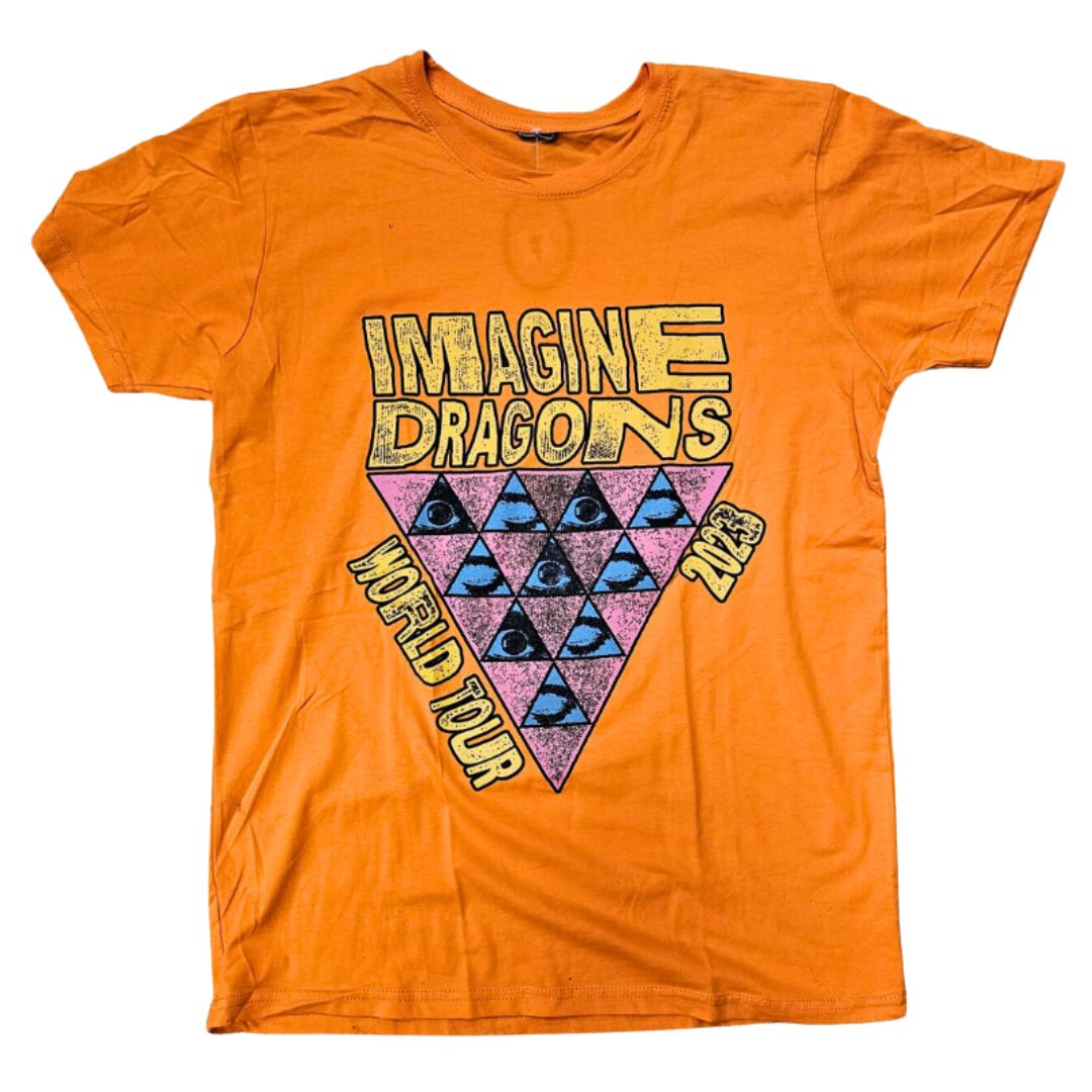 Imagine Dragons - Live In Israel Tour 2023 (Orange) T-Shirt Imagine Dragons - Live In Israel Tour 2023 (Orange) T-Shirt