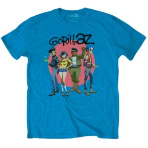 Gorillaz - Group Circle Rise T-Shirt