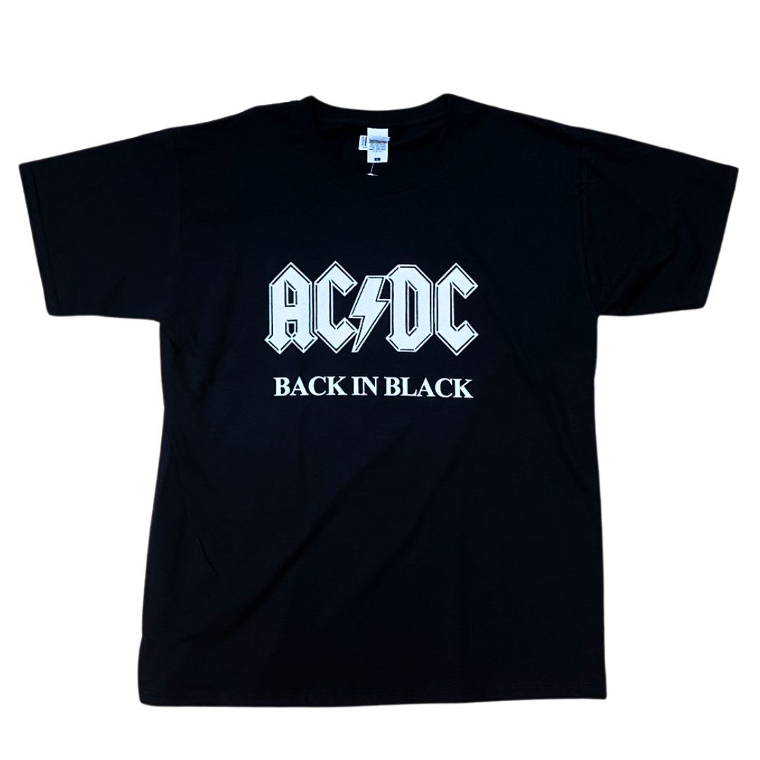 AC/DC - Back In Black Logo T-Shirt AC/DC - Back In Black Logo T-Shirt