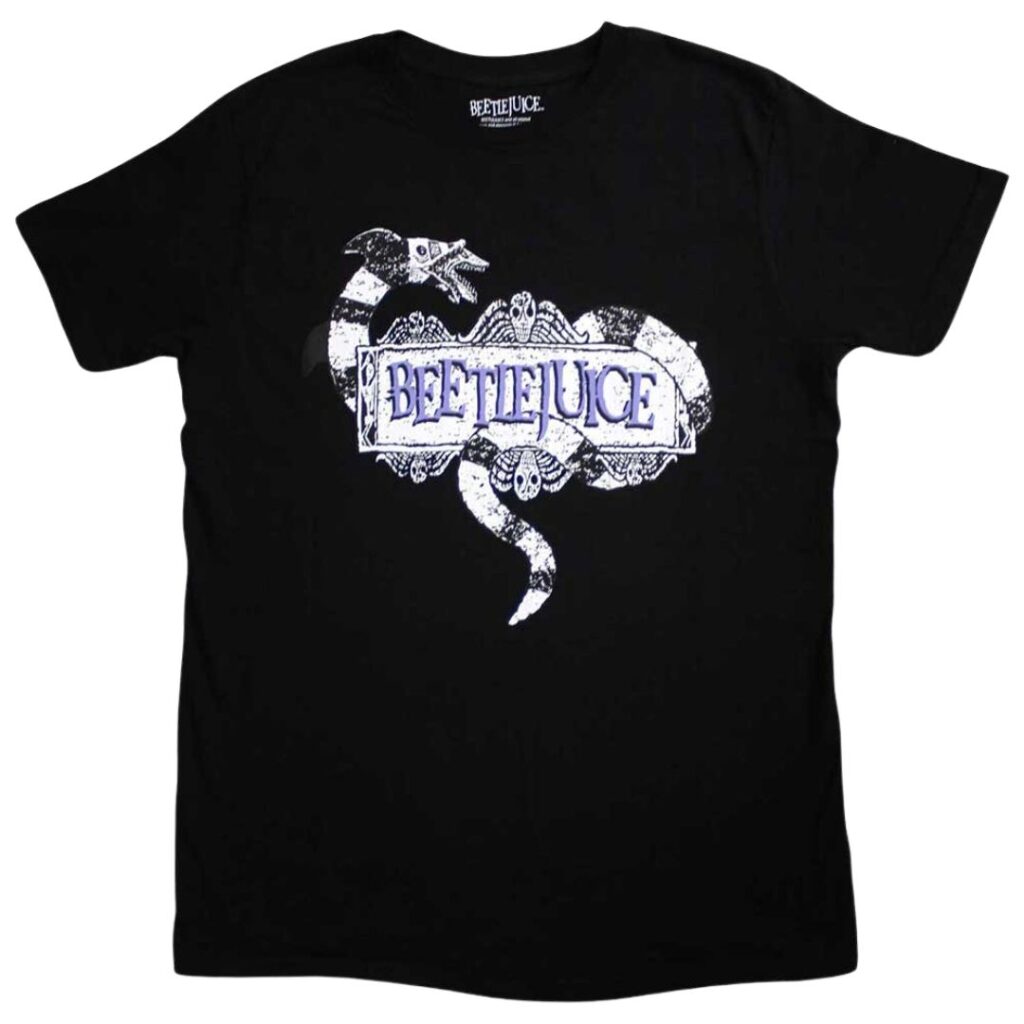 Beetlejuice - Snake Badge T-Shirt Beetlejuice - Snake Badge T-Shirt