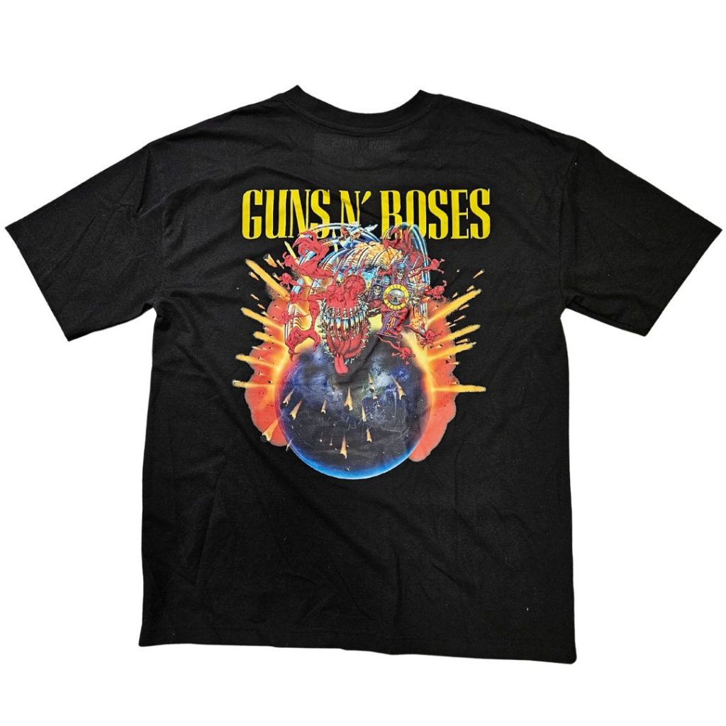 Guns N' Roses - Logo Backprint 2025 Tour T-Shirt Guns N' Roses - Logo Backprint 2025 Tour T-Shirt – תמונה 2