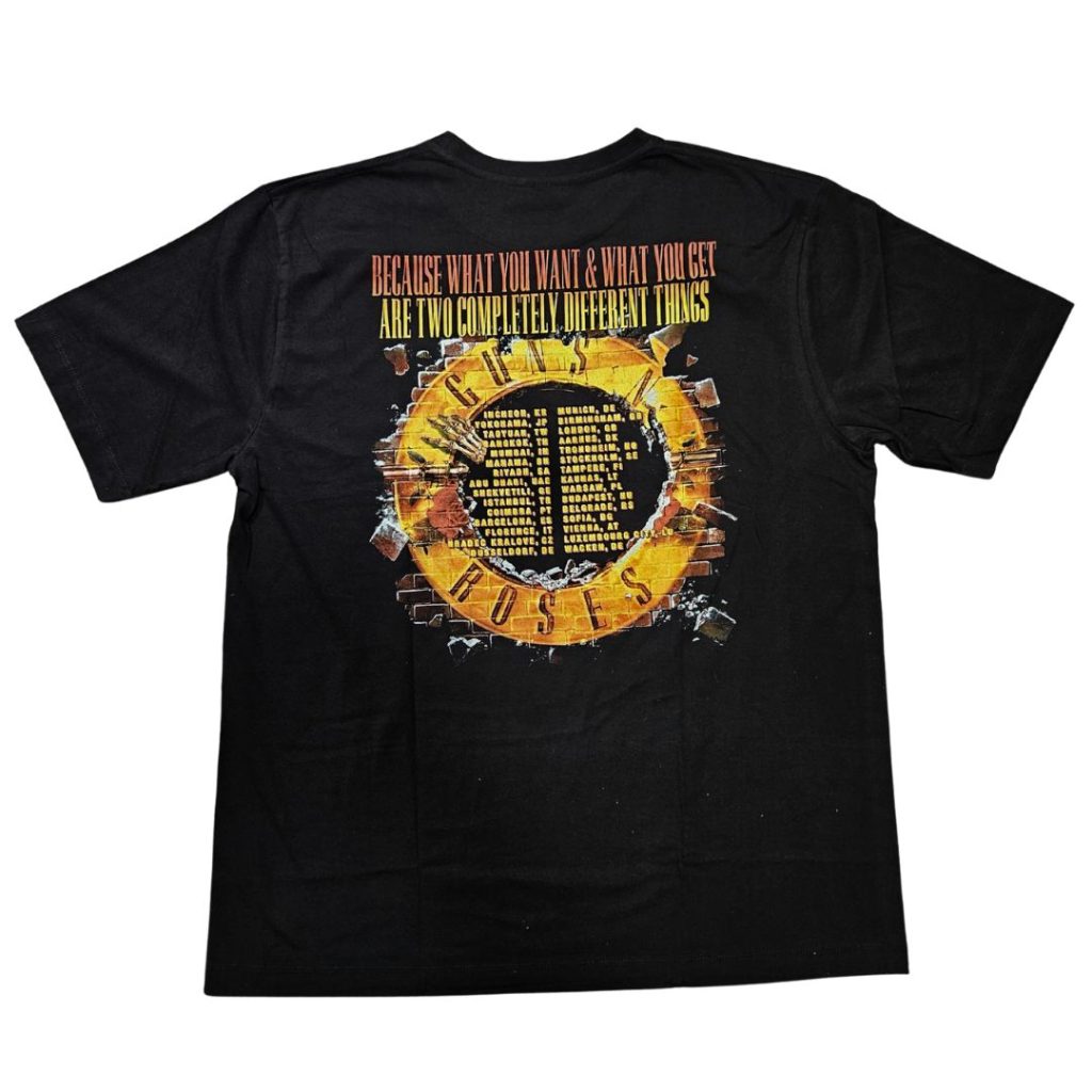 Guns N' Roses - Skeletons 2025 Tour T-Shirt Guns N' Roses - Skeletons 2025 Tour T-Shirt – תמונה 2