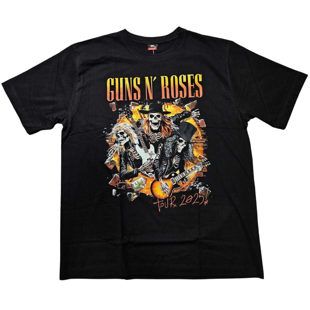 Guns N' Roses - Skeletons 2025 Tour T-Shirt Guns N' Roses - Skeletons 2025 Tour T-Shirt