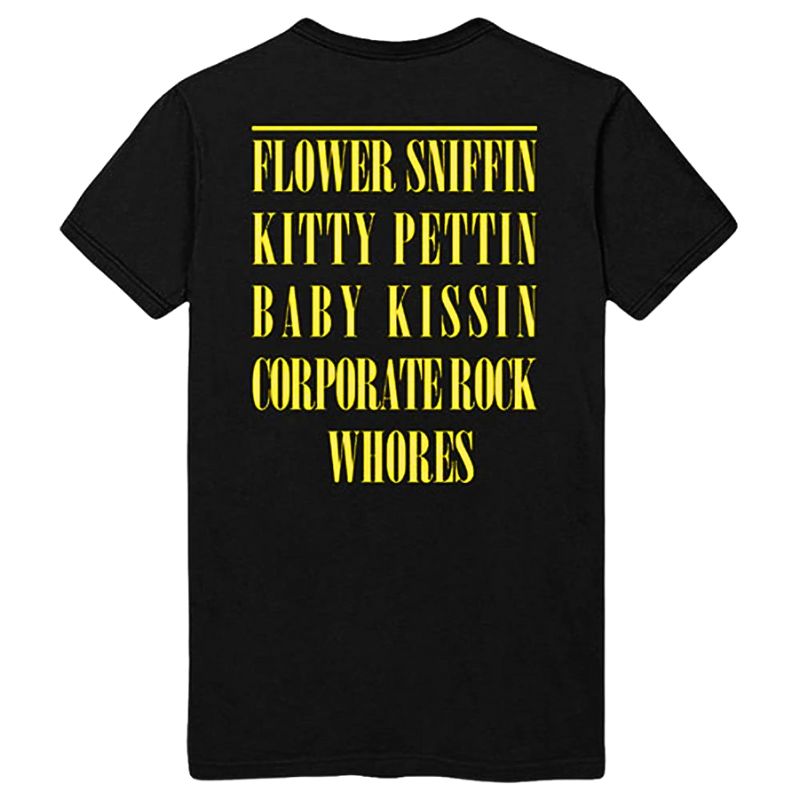 Nirvana - Happy Face Tracklist T-Shirt Nirvana - Happy Face Tracklist T-Shirt – תמונה 2