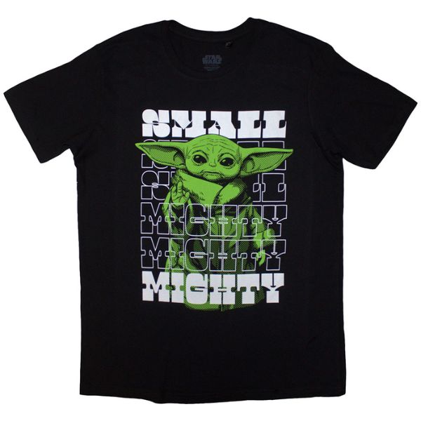 Star Wars - The Mandalorian Grogu Small & Mighty T-Shirt Star Wars - The Mandalorian Grogu Small & Mighty T-Shirt – תמונה 2