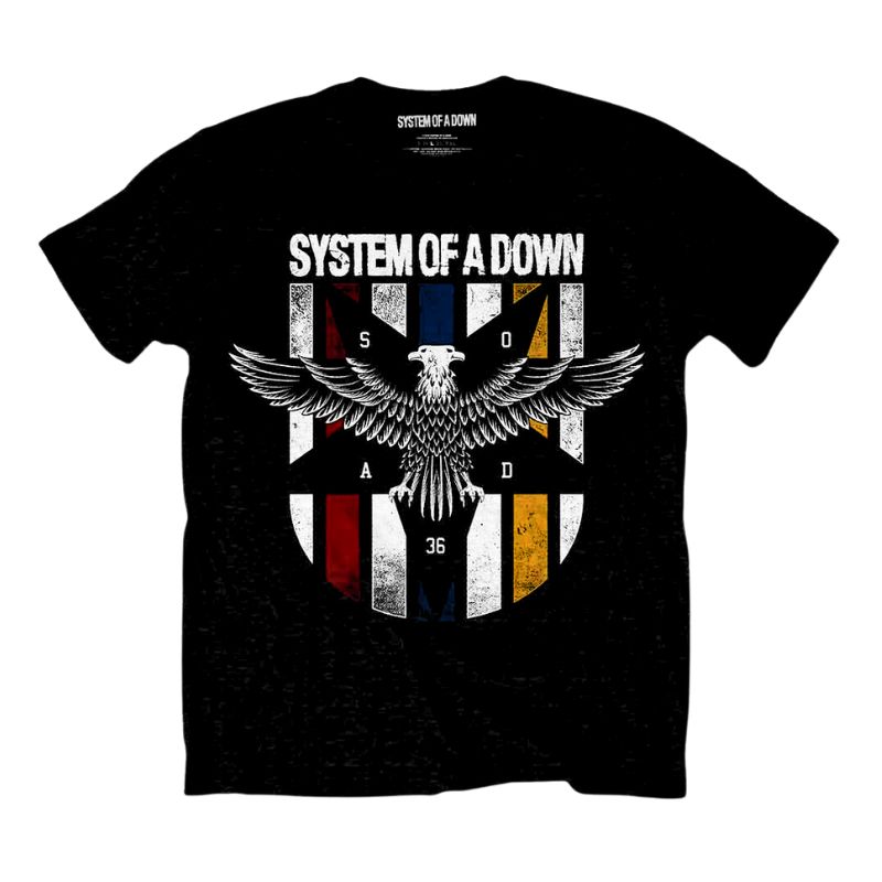 System Of A Down - Eagle Colours T-Shirt System Of A Down - Eagle Colours T-Shirt – תמונה 2
