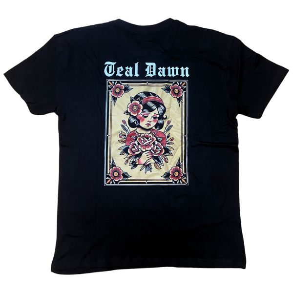 Teal Dawn - Classic Romantic T-Shirt Teal Dawn - Classic Romantic T-Shirt – תמונה 2