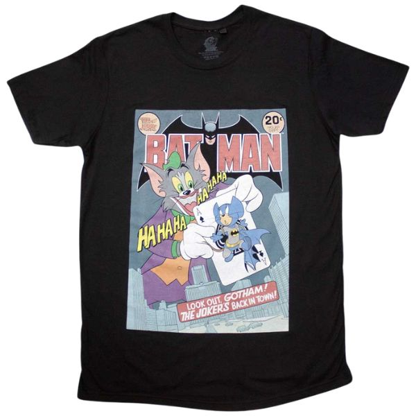 Tom & Jerry - Batman Comic T-Shirt Tom & Jerry - Batman Comic T-Shirt