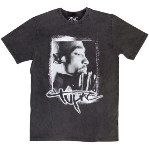 Tupac - Spray Photo (Stone Wash Collection) T-Shirt