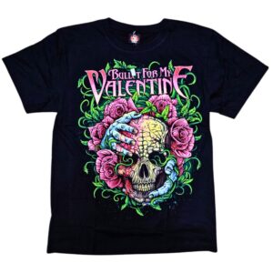 Bullet For My Valentine - Skull Flowers T-Shirt