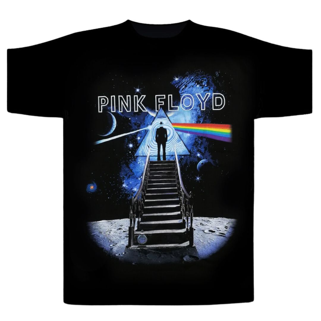 Pink Floyd - Dark Side Stairway T-Shirt Pink Floyd - Dark Side Stairway T-Shirt