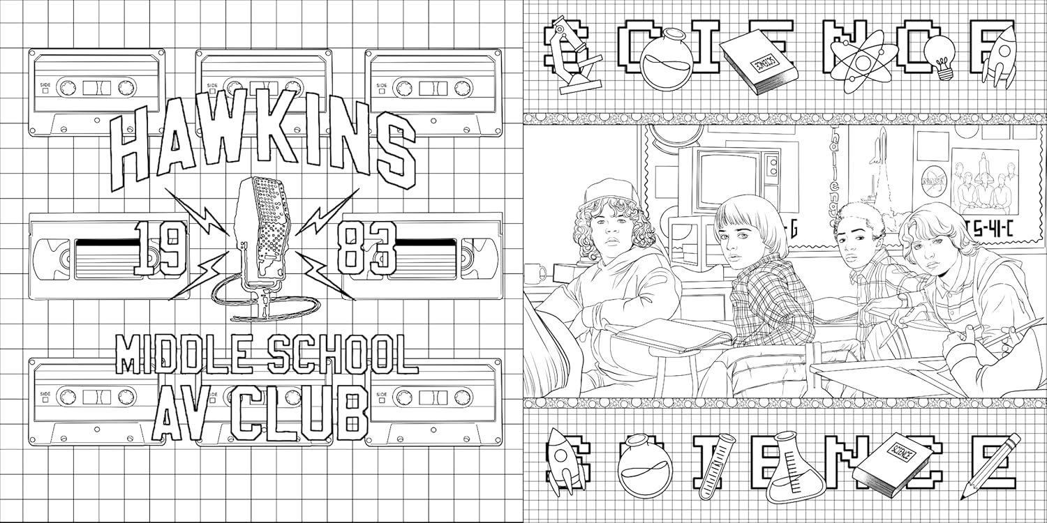 Stranger Things: The Complete Coloring Book Stranger Things: The Complete Coloring Book – תמונה 4