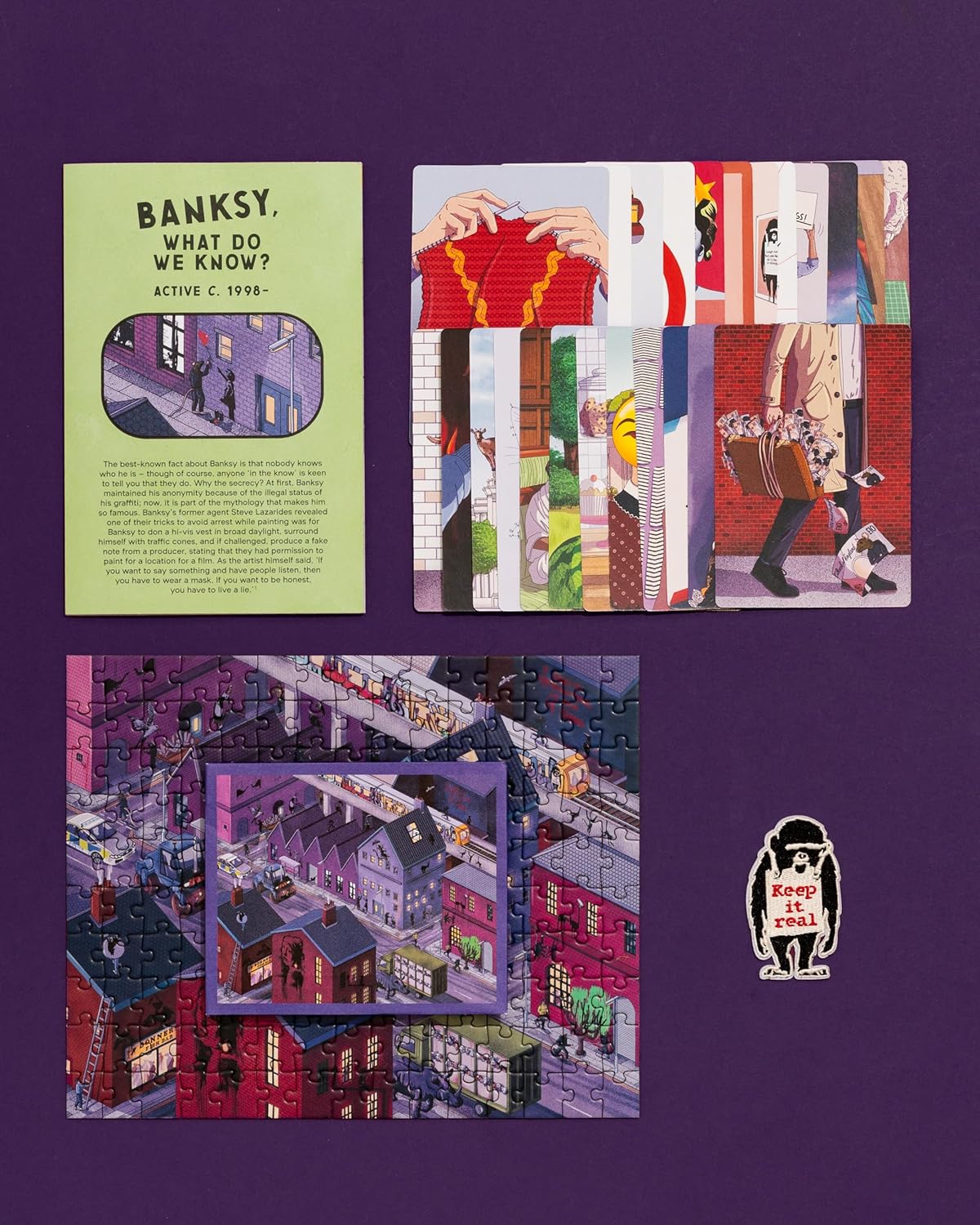 The Artist Box: Banksy: Jigsaw, Activities & Much More The Artist Box: Banksy: Jigsaw, Activities & Much More – תמונה 6