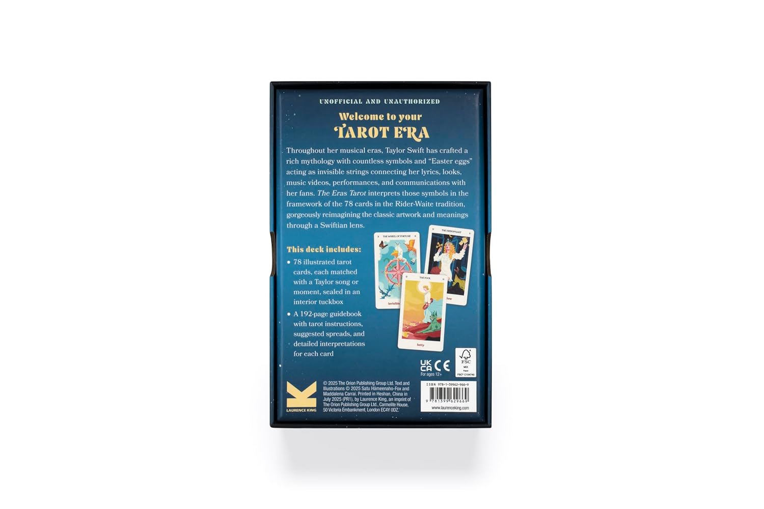 The Eras Tarot: A Deck and Guidebook Tribute to the Magic of Taylor Swift The Eras Tarot: A Deck and Guidebook Tribute to the Magic of Taylor Swift – תמונה 3