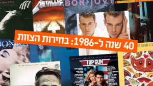 המגזין 40 שנה ל-1986: עטיפות האלבומים The Queen Is Dead, Master of Puppets, Slippery When Wet, Black Celebration, True Colors, Standing on a Beach, Top Gun ו-The Colour of Spring