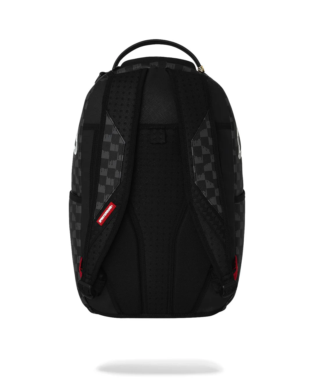 Sprayground - Black And White Drip Check Shark Backpack Sprayground - Black And White Drip Check Shark Backpack – תמונה 4