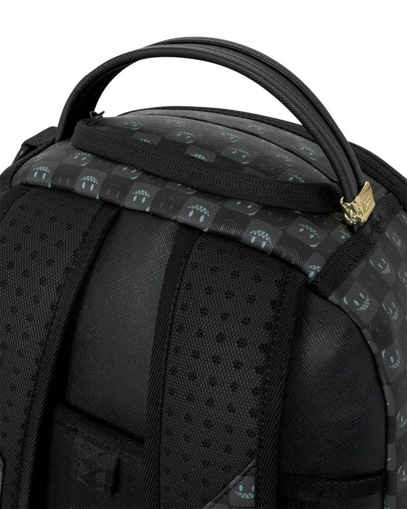 Sprayground - Sharks In Paris WTF Bubbly Black Check Backpack Sprayground - Sharks In Paris WTF Bubbly Black Check Backpack – תמונה 6