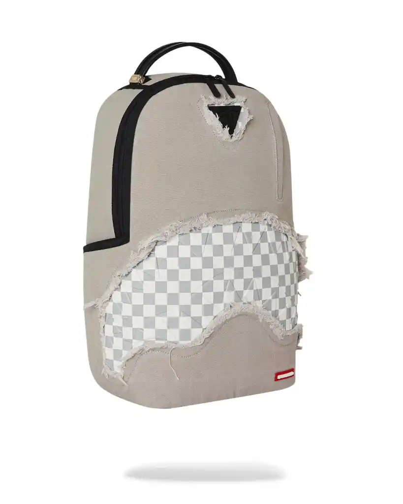 Sprayground - Cream Denim Tear Shark Backpack Sprayground - Cream Denim Tear Shark Backpack – תמונה 5