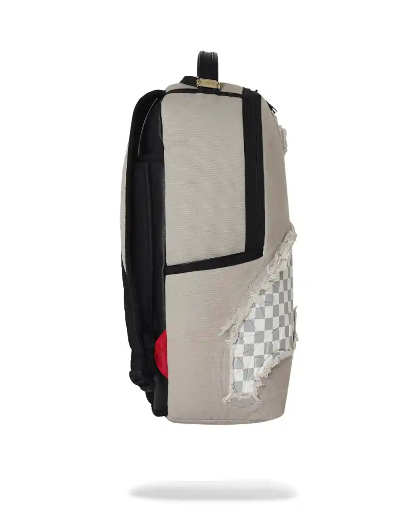 Sprayground - Cream Denim Tear Shark Backpack Sprayground - Cream Denim Tear Shark Backpack – תמונה 3