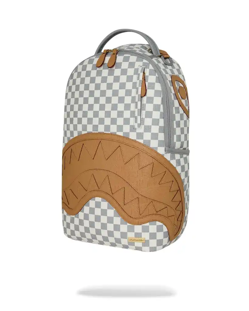 Sprayground - Embossed Cream Check Backpack Sprayground - Embossed Cream Check Backpack – תמונה 3